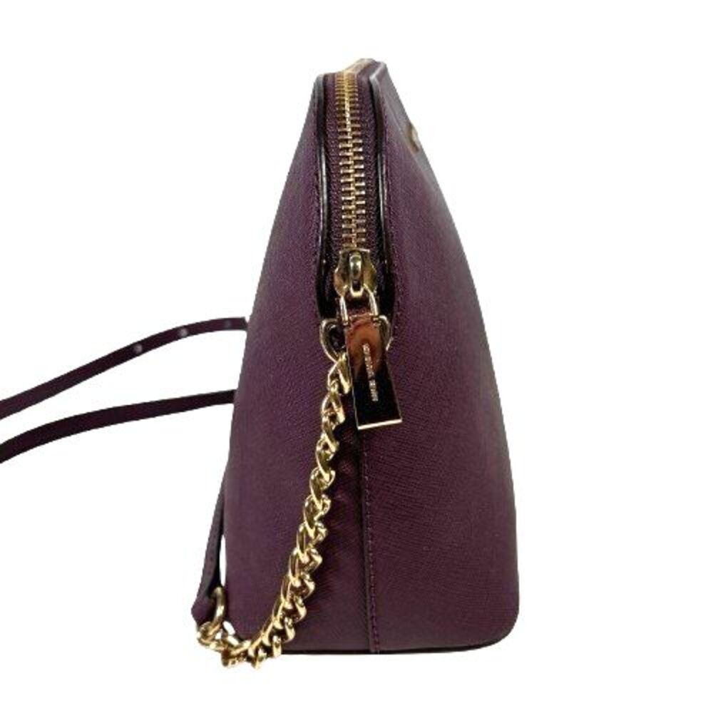 New Michael Kors Purple Cindy Womens Dome Crossbody Shoulder Bag Purse MSRP $198 - Picture 4 of 16